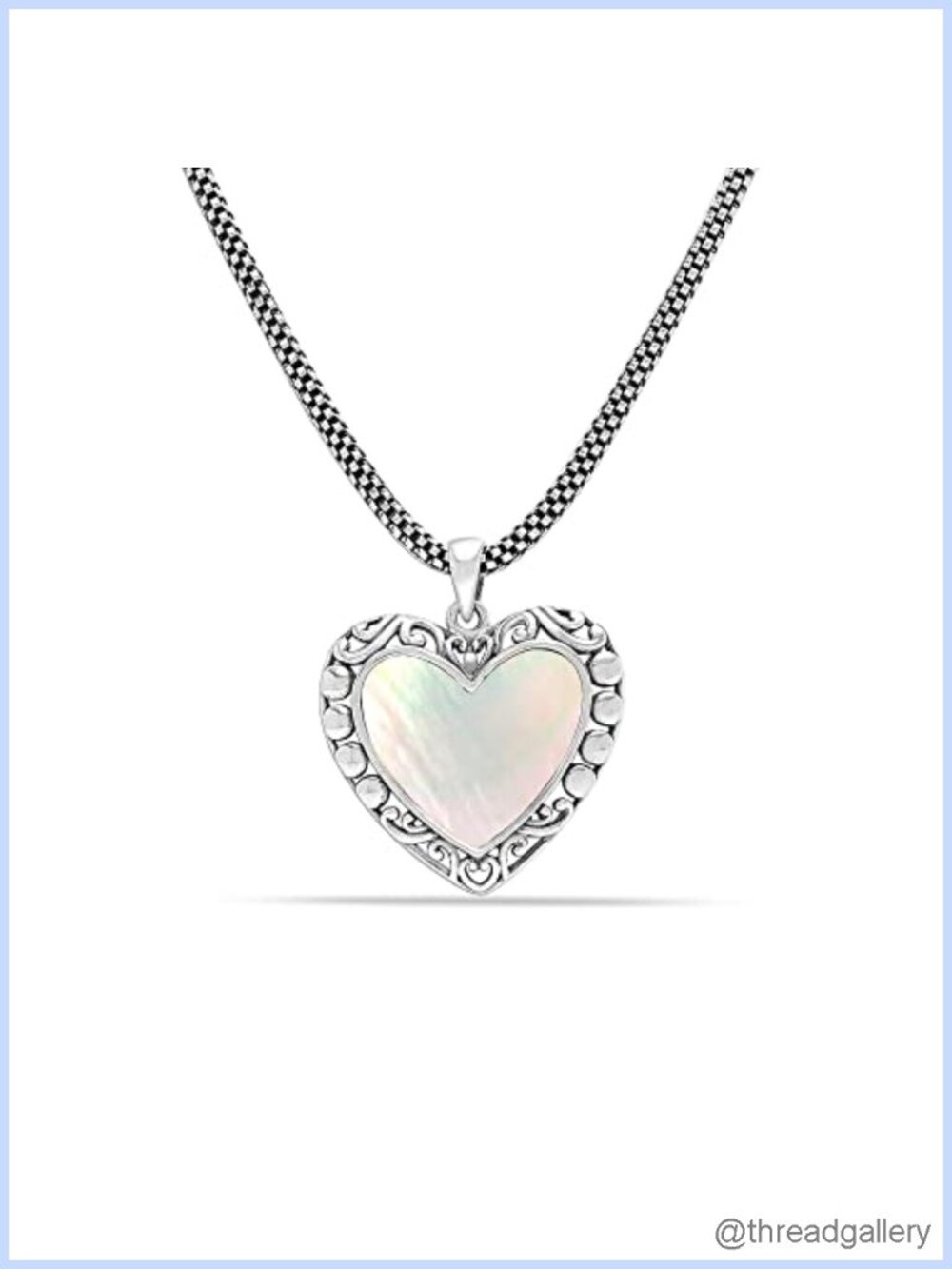 Sterling Silver Love Heart Pendant Necklace Infinity Gift for Mom